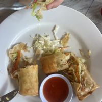 Spring rolls (almost forgot the picture)   at Warung Tumpang Sari Lembongan in Penida Island
