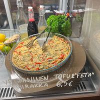 Vegan tofu & ”feta” pie at Distant Days  in Helsinki