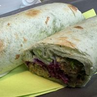 good vegan wrap  at Immergrün in Ulm