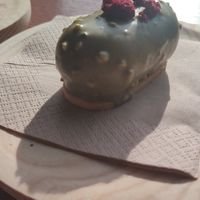 Pistachio semifreddo at Julietta Pastry and Lab in Rome