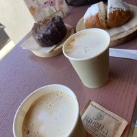 Cappuccino di avena  at Julietta Pastry and Lab in Rome