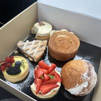 I took bites bc I couldn’t help myself lol  at Julietta Pastry and Lab in Rome