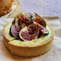 Fig tart at Julietta Pastry and Lab in Rome