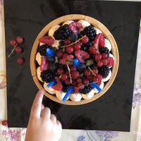 Frolla con crema e frutta  at Julietta Pastry and Lab in Rome