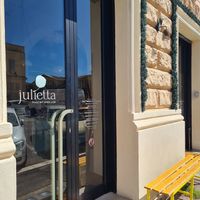 Outside at Julietta Pastry and Lab in Rome