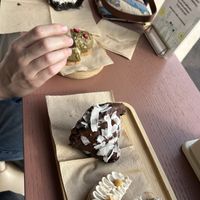 croissant, pistachio, banoffee   at Julietta Pastry and Lab in Rome