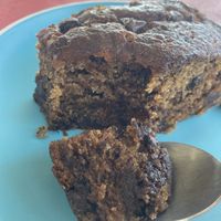 Banana bread   at Pink Flamingo in Utila