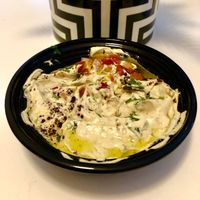 Lebanese hummus  at Abu Al Homus in Dubai