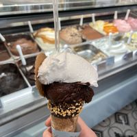 I think the cone was vegan… but ask!  at Don Peppinu  in Catania