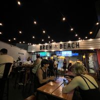 Dinning area  at Brew Beach in Arraial Do Cabo