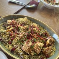 Samosa chaat  at Aura On The Lake in Niagara-on-the-lake