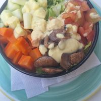 Veggie poke at Sea Watch in San Andres