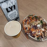 (they do actually have plant milk but yeah) at Soul Origin  in Melbourne