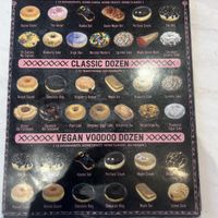 Their menu  at Voodoo Doughnut in Dallas