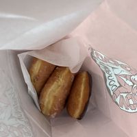 Glazed (2) and Portland cream  at Voodoo Doughnut in Dallas