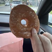 Huge glazed donut!  at Voodoo Doughnut in Dallas