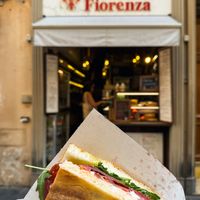 Vegan sandwich  at Vinaino Fiorenza in Florence