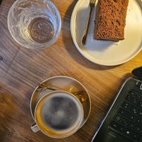 Chocolate Napoleon at Olivka in Almaty