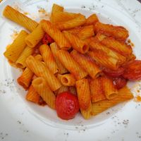 Pasta Arrabiata at Pizzeria Napoli in Weimar