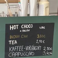 Karte  at Green Queen by Vegananda in Salzburg