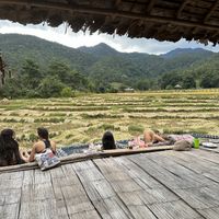 Views  at Ja-Ey Cafe in Pai