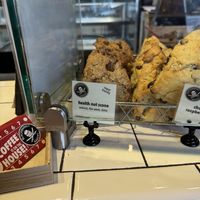 Health nut scone   at Blackmarket Bakery at The CAMP in Costa Mesa