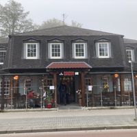 Outside the restaurant  at Saigon in Timmendorfer Strand