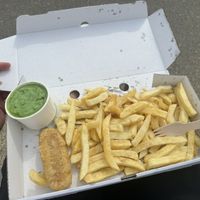   at Fred's Fish and Chips in Littlehampton