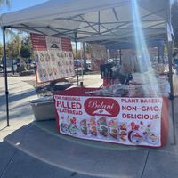 Plant-Based Flat Bread by Bolani (Vegan)  at Kaiser Permanente Farmers Markets in Modesto