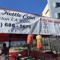 Vegan Friendly Kettle Corn (Butter is Not Used)  at Kaiser Permanente Farmers Markets in Modesto