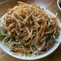 papaya salad - wonderful!  at Van Hanh Restaurant in Portland