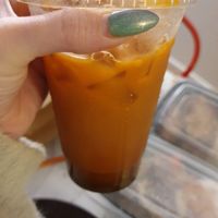 Thai tea at Van Hanh Restaurant in Portland