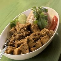 Tofu lemongrass   at Van Hanh Restaurant in Portland