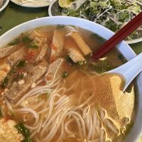 “Crab” Noodle (Bun rieu)  at Van Hanh Restaurant in Portland