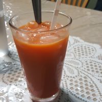 Thai Iced tea w/coconut milk! at Van Hanh Restaurant in Portland