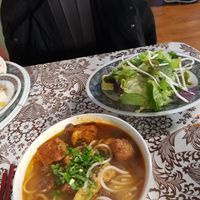 Salad with vermicelli bowl at Van Hanh Restaurant in Portland