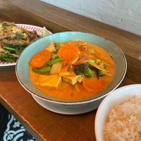 Red curry with veg/tofu (vegan on request) at Phat Kaphrao in Toronto