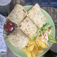 Vegan shawarma  at Themparadu in Nuwara Eliya
