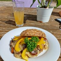 Sandwich mit VIEL veganem Käse at Zeiten & Wunder in Bamberg