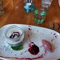Vegan panna cotta at Nomad Food & Wine in Turku