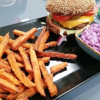 Beyond burger at Be Free in Goedoello
