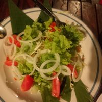 Green salad at JJ Resort & Restaurant in Koh Phayam