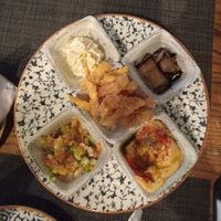 Uzbek starter platter at Afsona in Tashkent