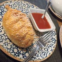 Somsa at Afsona in Tashkent