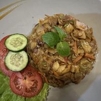 Vegan Kotthu - the best I had in Sri Lanka  at Ayi-Rigsar in Kandy