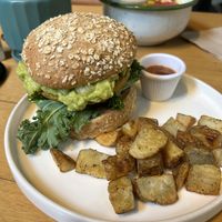 Vegan burger   at Smash in Medellin