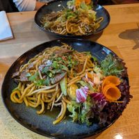 Udon mit veganen beef   at Pho & More in Berlin