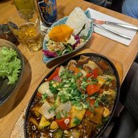 Rice dish with duck at Pho & More in Berlin