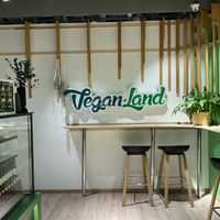 Inside the restaurant/cafe  at Veganland Cigköfte in Munich