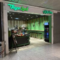 Inside the shopping mall  at Veganland Cigköfte in Munich